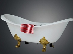 Magliezza Чугунная ванна Julietta 183x78 (ножки золото) – фотография-3
